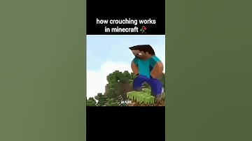 Hoe hurken werkt in Minecraft Meme