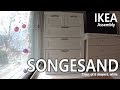How to Assemble - IKEA SONGESAND 송에산드 6칸서랍장, 화이트 조립 - 4배속영상