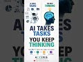 AI takes tasks. You keep thinking. Use TAJ.  #AI #ChatGPT #TAJ #conversationai #aichatbots #c