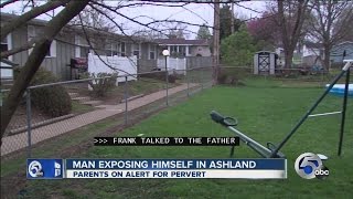 Ashland Police receive reports of man exposing himself to children