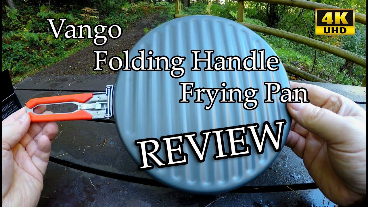 Vango Hard Anodised 20cm Frying Pan with Folding Handle