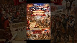 🇺🇸 Today in U.S. History — Repeal of the Stamp Act (1766) #history #usa #todayinhistory #stamps