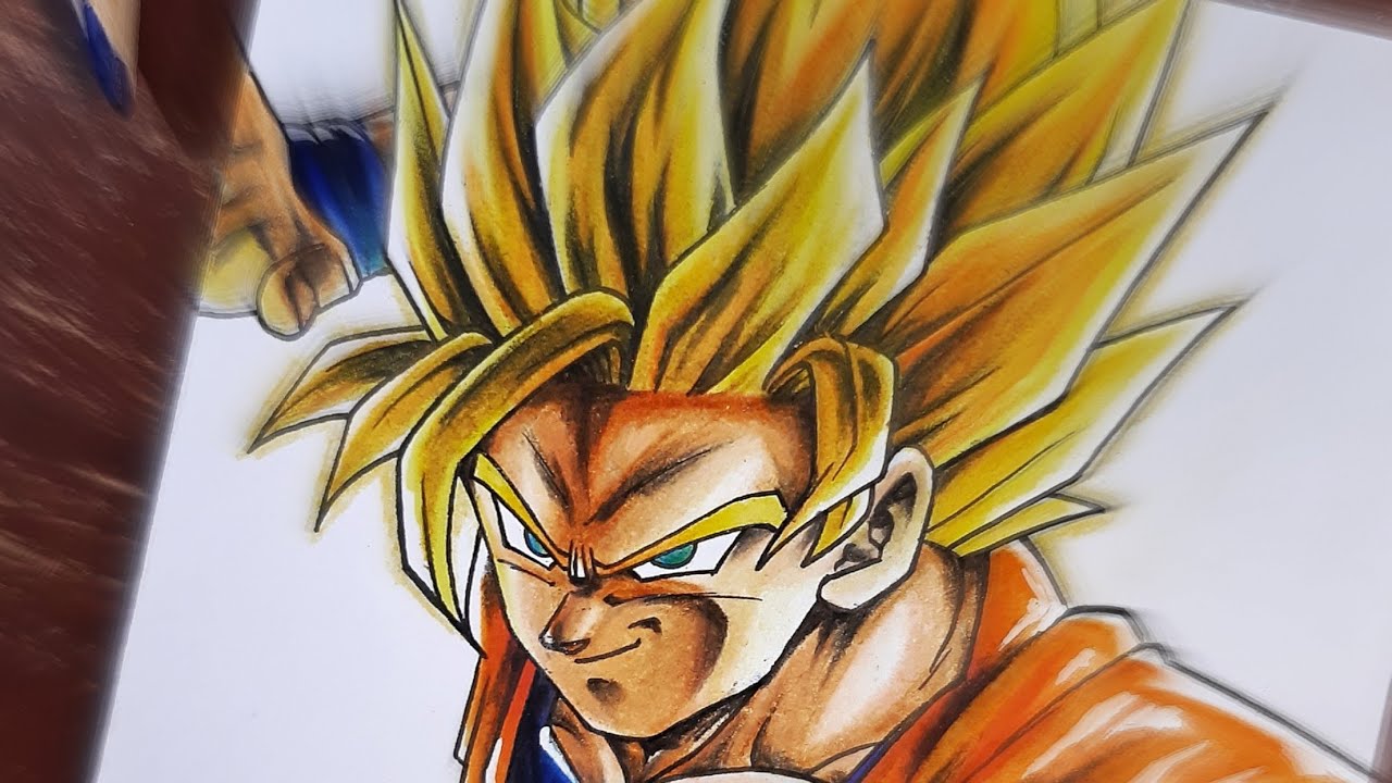 Goku, The Legend, Desenho por Righi-Draw