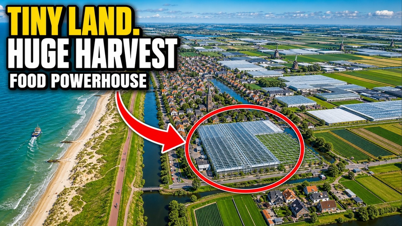 How People Live in the Netherlands | Only America Exports More Food, on 270x the Land | 4K Travel
