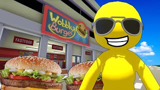 I Got Hired By a Burger Restaurant and It was a Disaster! - Wobbly Life Ragdoll Gameplay screenshot 3