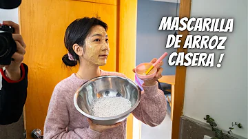 ¿Cómo usan los coreanos el arroz para la cara?