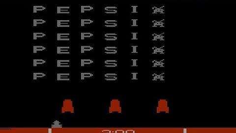 Pepsi Invaders - Atari 2600 (1983)