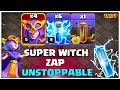 Zap super witches are unstoppable  best easy attack strategy th13 clash of clans