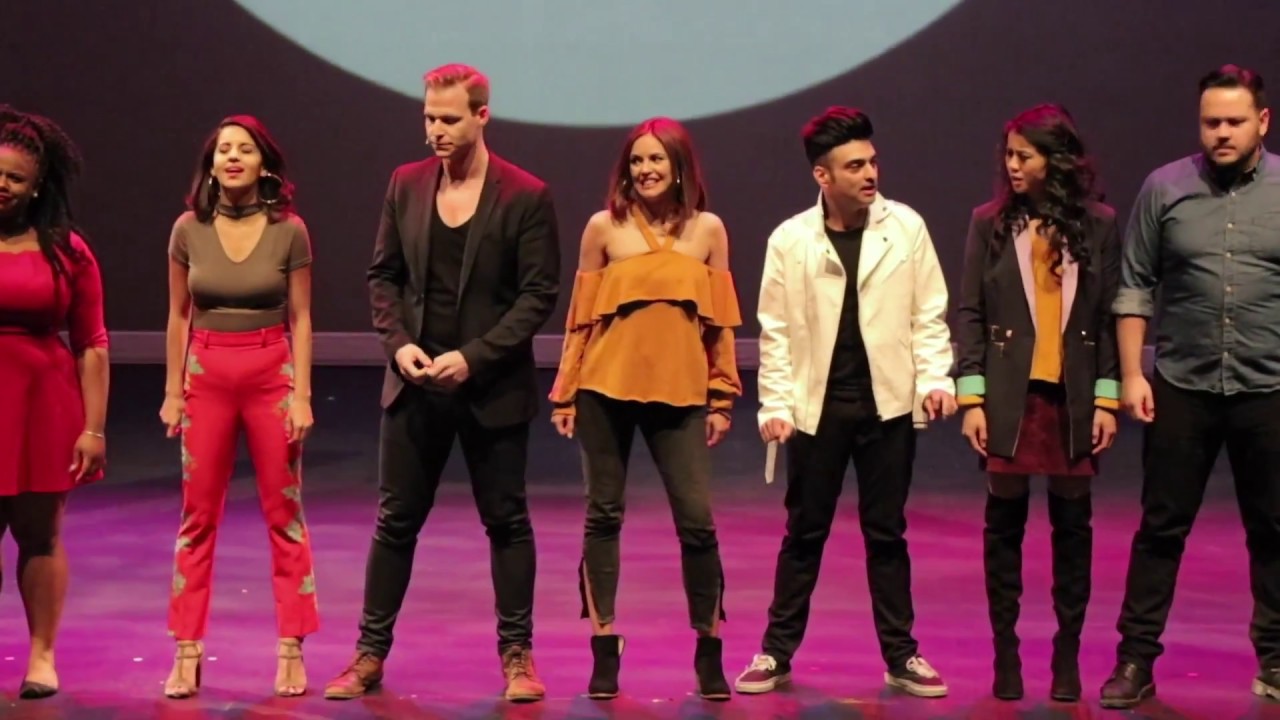 Fil-Am actress Leslie-Anne Huff performs at CBS Diversity Comedy Showcase