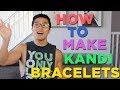 RAVE TIPS - How To Make Awesome Kandi Bracelets with Letters and Charms - Kandi Tutorial