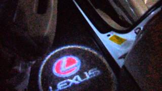 Lexus Logo door illumination