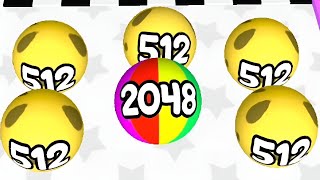 Ball Game Fun Race Run 2048 3D - Best Mobile gameplay screenshot 1