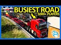 I Drove The Busiest Road with 5000 Players in Euro 
