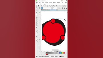 🔵 How to Create Madara Sharingan Eyes in CorelDraw | 🎨 Tutorial Video How to Make Design #Shorts