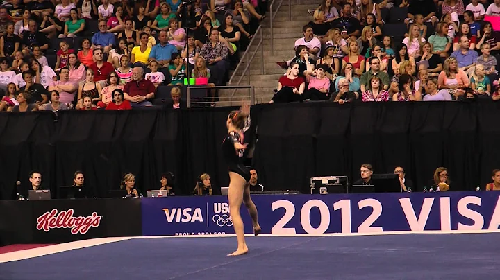 Mackenzie Brannan -- Floor -- 2012 Visa Championsh...