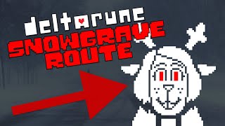 DELTARUNE HAS A GENOCIDE ROUTE NOW?! ("Snowgrave" Route Full Playthrough)