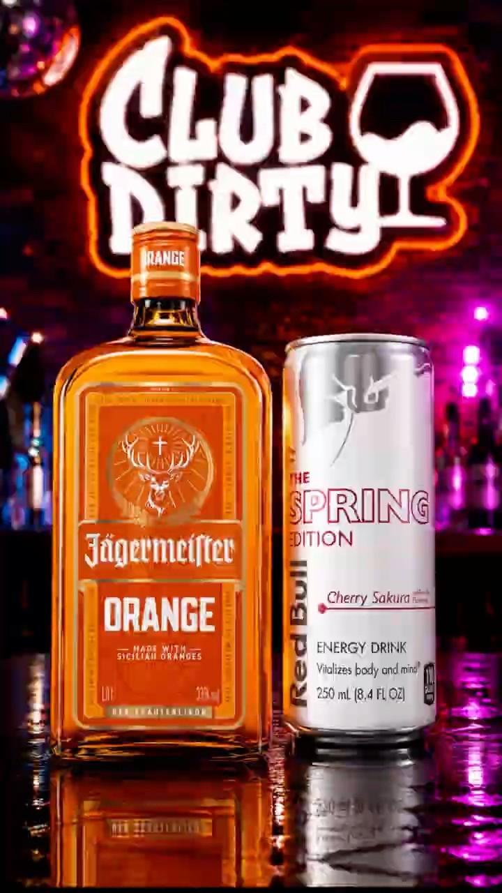 Jagermeister Orange x Red Bull Cherry Sakura - YouTube