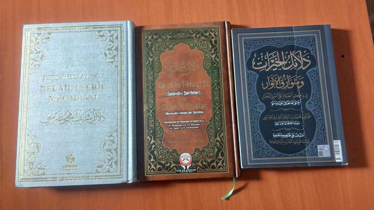 DELAİLÜL HAYRAT SALAVAT KİTABI VE İÇİNDE GEÇEN MECMUATÜL AZHAB DUASI VE KISA DUALAR ✅️