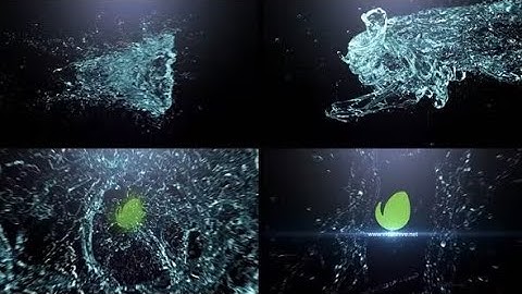 Water Splash Logo Reveal After Effects Template | Copied content Templates