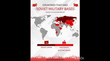 Countries that had Soviet Military bases! #map #sovietunion #military #geopolitics #youtubeshorts