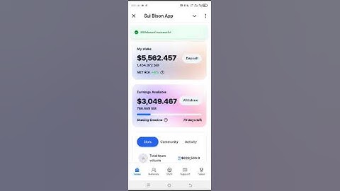 🚀 A live withdrawal from Sui Bison App! 📈 Don’t miss this opportunity!