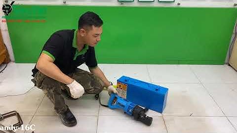 Máy cắt sắt thủy lực Handy 16C Hàn Quốc