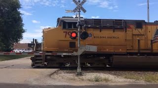 HUGE 5 engine freight train