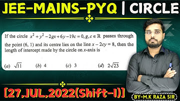 If the circle x ^ 2 + y ^ 2 - 2gx + 6y - 19c = 0 g, c \in \mathbb{R} passes thro  || Let