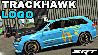 HOW TO MAKE TRACKHAWK LOGO & FRONT BUMPER IN Car parking multiplayer!🔥