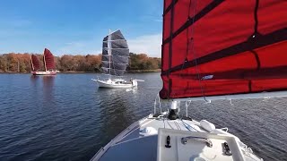 S2E131 Junk Rig Sails // Flat vs Cambered vs Split Rig by Sailing Wave Rover 5,130 views 1 month ago 6 minutes, 51 seconds