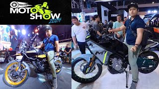 RE Himalayan 450 at CFMoto 450MT sa Makina Moto Show 2024