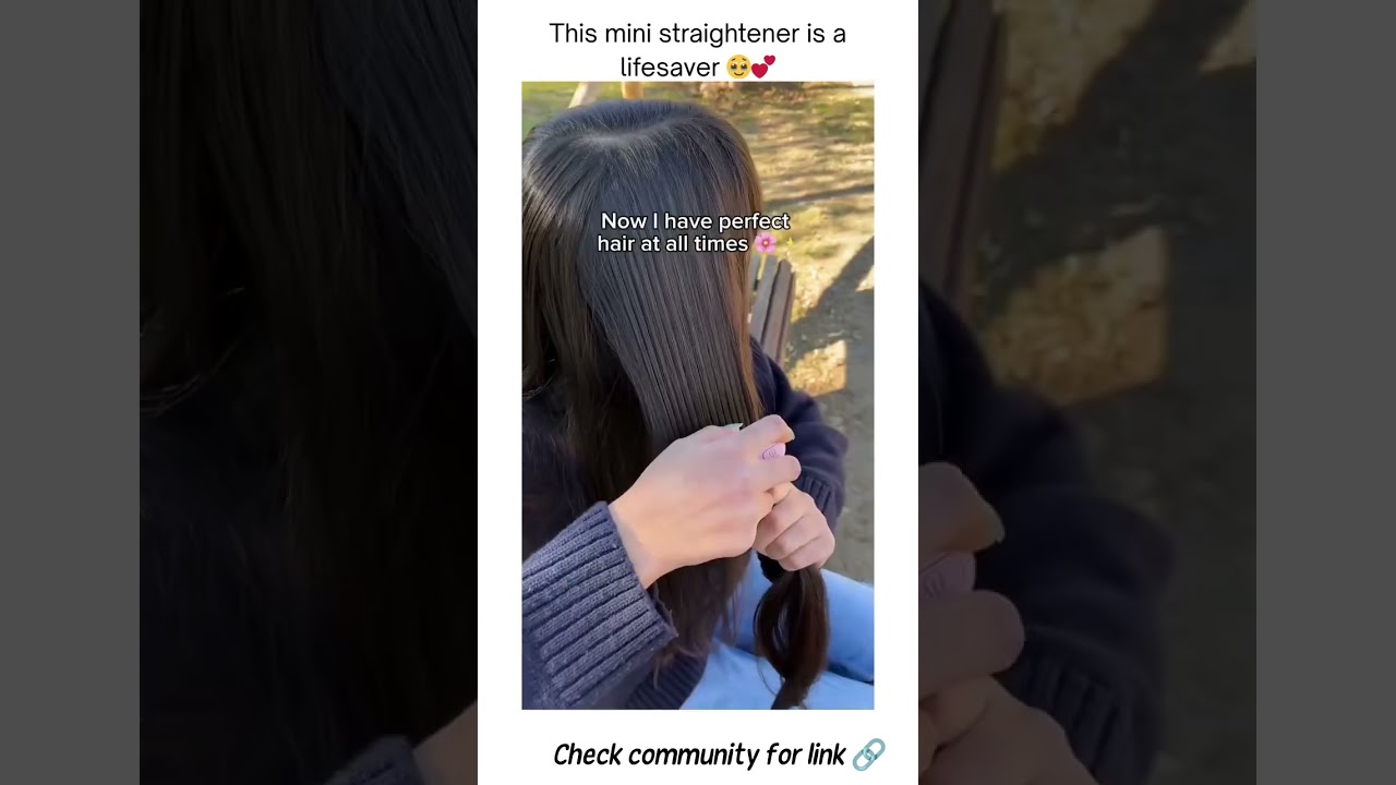 hair straightener comb ✨ travel friendly hair straightener ❤ hair straightening tool 