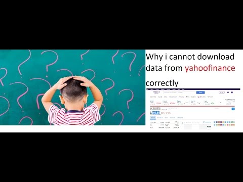Why i cannot download data from Yahoofinance. Wrong way. How to fix it