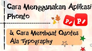 Cara Menggunakan Aplikasi Phonto || Typography Ideas screenshot 4