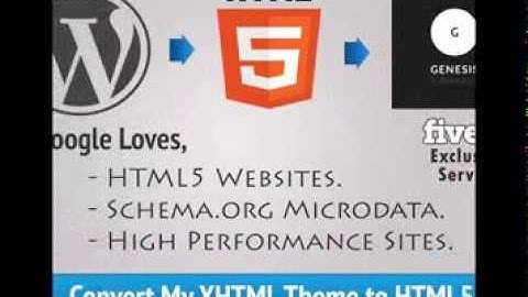 XHTML Genesis Theme Conversion to HTML5 Genesis Theme With Microdata