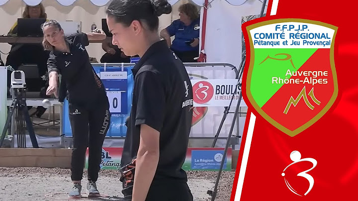 Quart Ardèche vs Loire : Championnat triplette féminin Auvergne-Rhône-Alpes de pétanque 2025