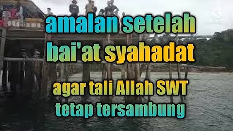 GUS MUKHLASON : AMALAN SETELAH BAI