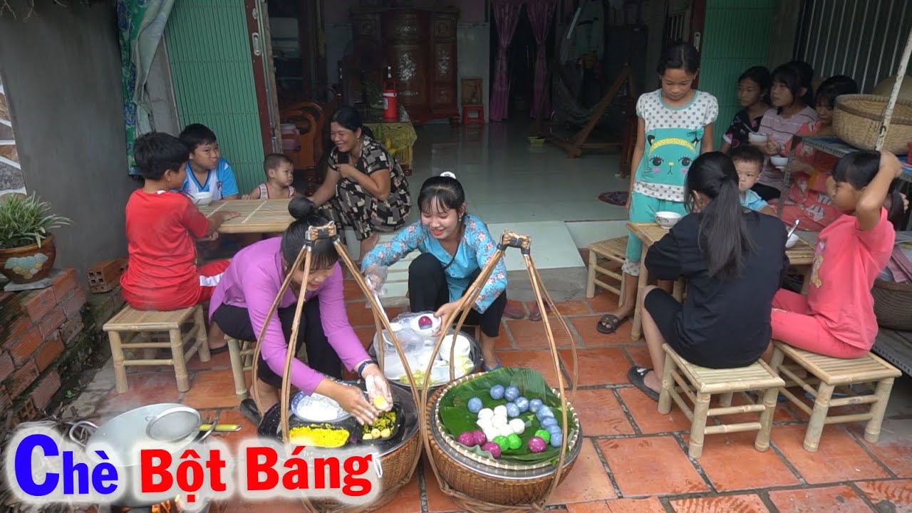 Bán Chè Bột Báng Nước Cốt Dừa Trước Cửa Nhà - Tập 134