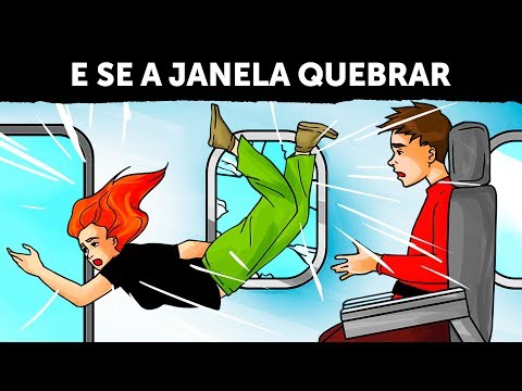 Vídeo: Você Voaria Em Um Avião Sem Janelas?