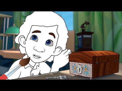 ФИКСИКИ Музыкальная шкатулка Мультик Раскраска с Фиксиками Учим Цвета с малышами 