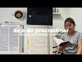 “Lo haré después”: cómo dejar de procrastinar, aumentar tu productividad y ser más organizado 🌱📑🗒