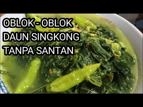 Cara Membuat Sayur Daun Singkong Tanpa Santan