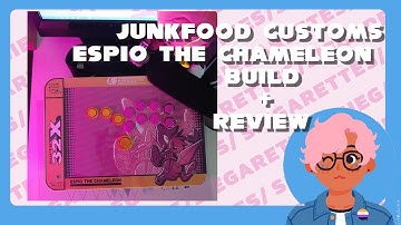 Espio the Chameleon Hitbox Build + Review [Junkfood Custom Arcades Snackbox ]