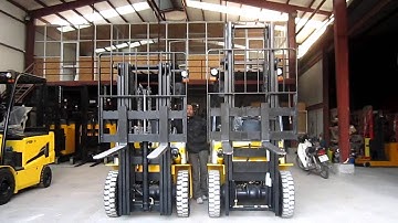 Xe nâng chui công (container) full free lift