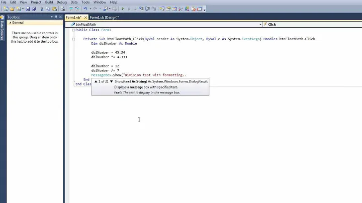 Visual Basic Formatting strings episode 22