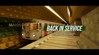 Back in Service - a Prague metro driver experience (Metro Praha - EČS)