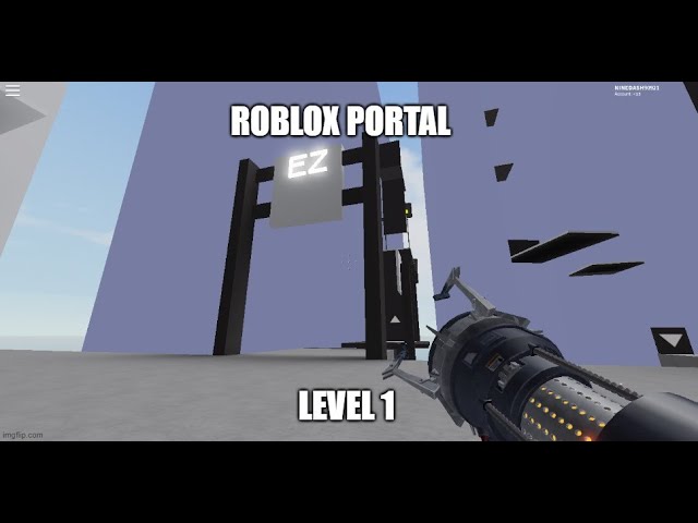 Roblox Portal Level 1 Youtube - minecraft beats roblox imgflip
