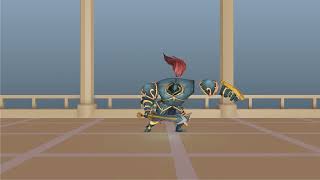 Combo attack animation