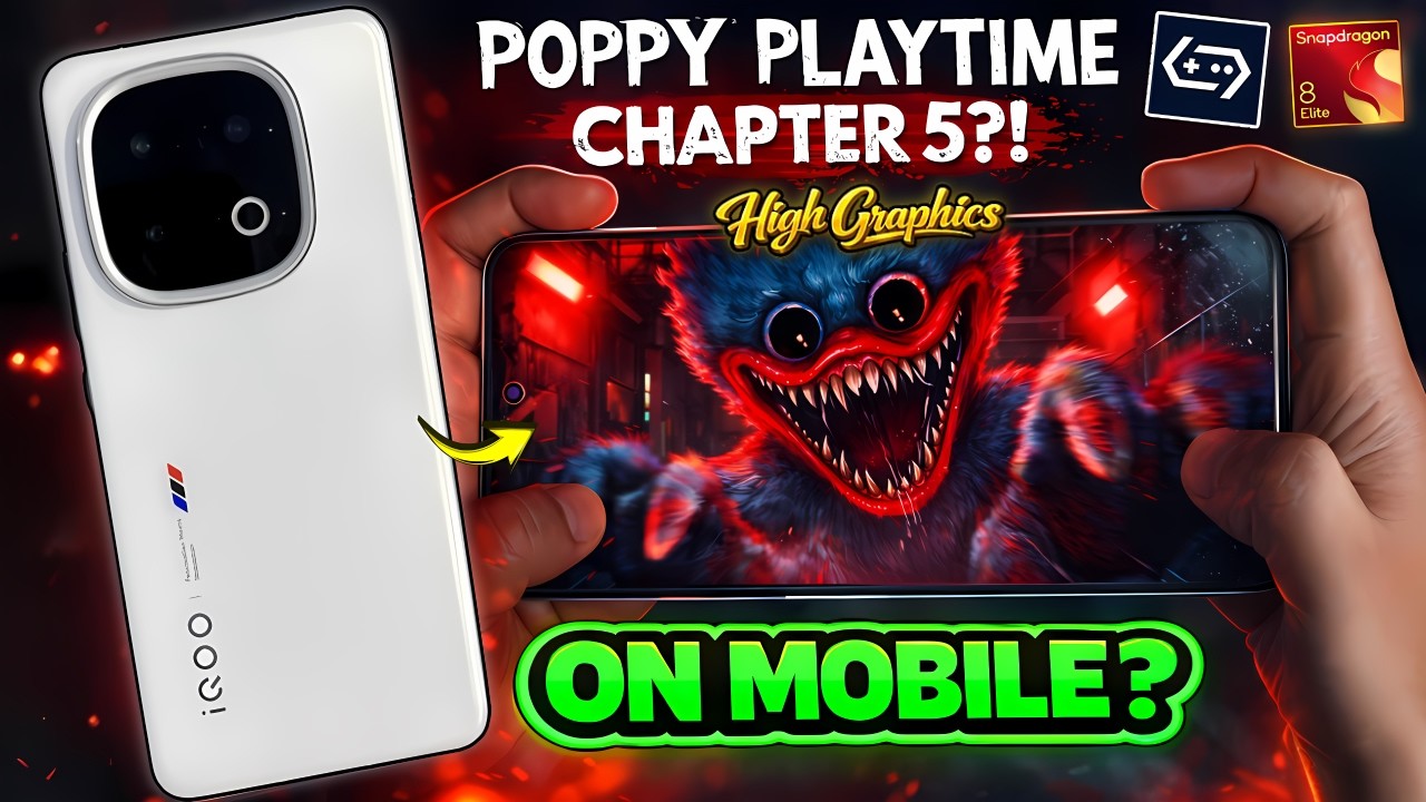 POPPY PLAYTIME CHAPTER 5 PC VERSION ON MOBILE 😱 GAMEHUB (Max Graphics ...