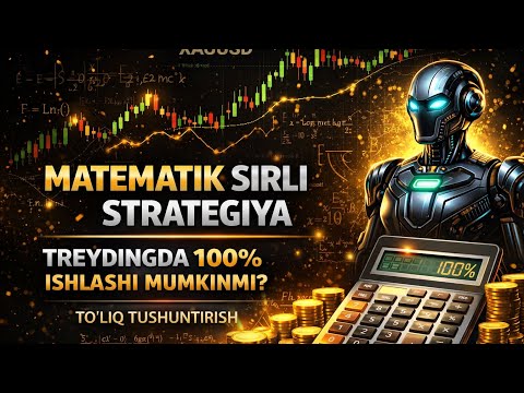 Tradigda 99 % Ishlab beradigan yangi Matematik Stretegiya. Signal Kanalimiz Profilda #matematik 